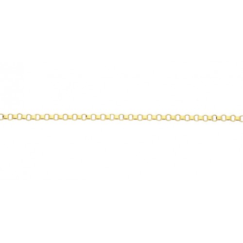 Yellow gold bracelet 10kt cz 6mm -7.25" VI60-10